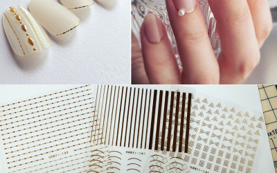 Слайдери дизайни самоклеючі, 3 Д ( наліпки ), полоски