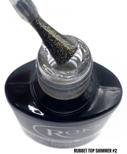 Финишное покрытие ROKS Top з шимером 12мл без липкого слоя №2