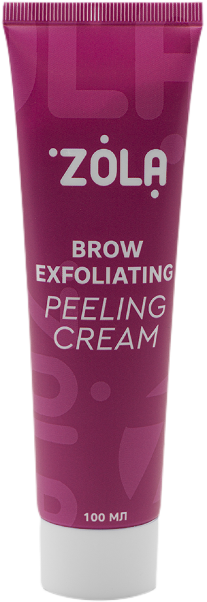 ZOLA КРЕМ-СКАТКА ДЛЯ БРІВ BROW EXFOLIATING PEELING CREAM 100 ML