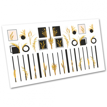 Наклейка для ногтей водная S 1100