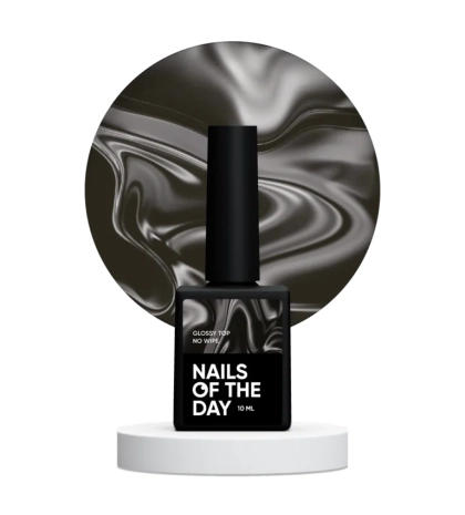 NAILSOFTHEDAY Glossy top no wipe – глянцевый топ без липкого слоя и с уф-фильтрами, 30 мл