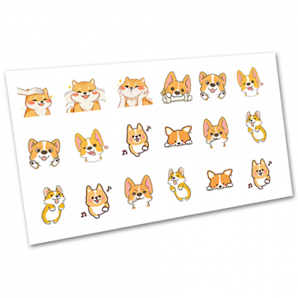 Наклейка для ногтей водная S 1223