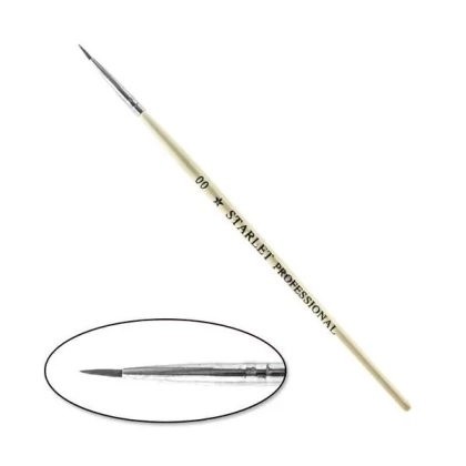 Пензлик, тоненький Starlet proffesional, № 00 код