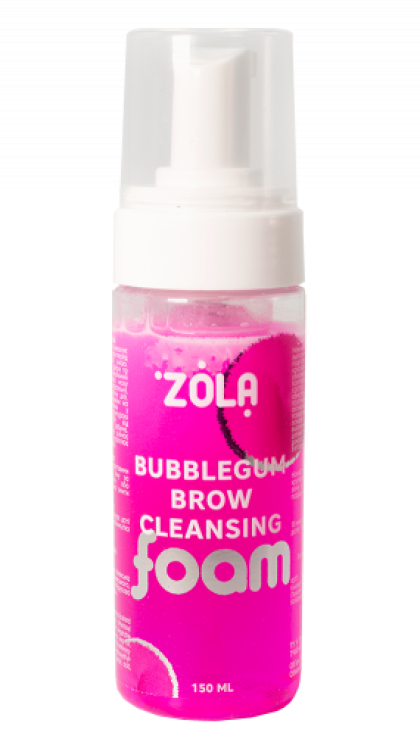 ZOLA ПІНА ДЛЯ БРІВ ОЧИЩАЮЧА РОЖЕВА BUBBLEGUM BROW CLEANSING 150 МЛ