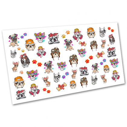 Наклейка для ногтей водная S 3277