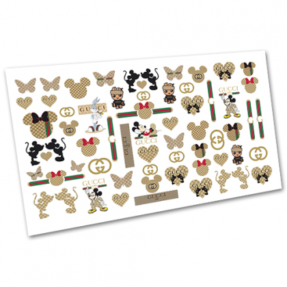 Наклейка для ногтей водная S 3356