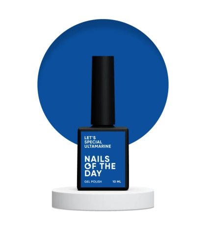 NAILSOFTHEDAY Let’s special Ultramarine — синій гель–лак для нігтів, що перекриває в один шар, 10 мл