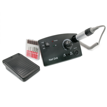 Фрезер для манікюру та педикюру Nail Master ZS-602 65 Вт 45000 об/мин Черный