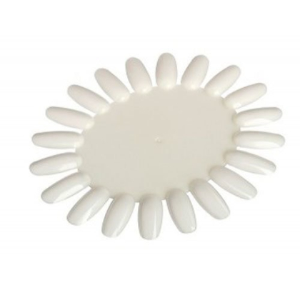 Типсы для образцов, ромашка, 20 образцов, 1 шт,  молочная