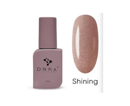 База цветная DNKA Cover base №012 Shining бежевая с серебристым шиммером, 12 мл