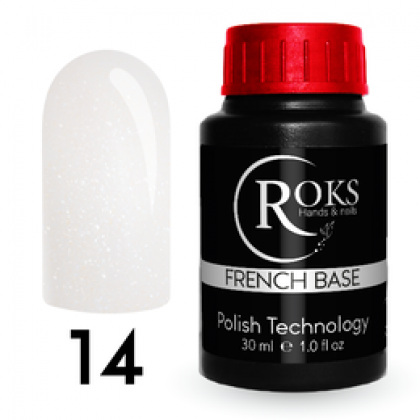Камуфлирующая каучуковая база French Rubber Base Roks 30ml №14
