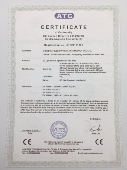 Сертифікат якості та гігієнічний висновок Фрезери MARATHON