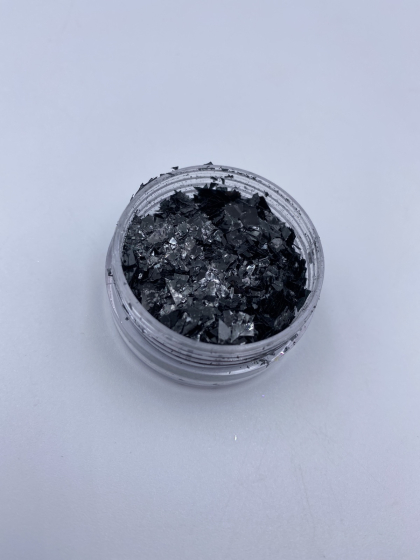 Хлопья для дизайна, маленькие цвет: прозрачно - черный