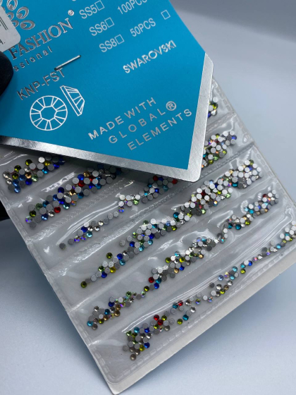 Камінці, аналог SWAROVSKI, колір мікс