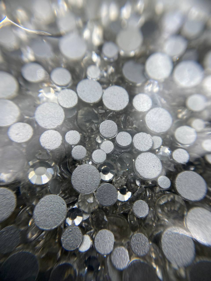 Камінці, аналог SWAROVSKI,срібні