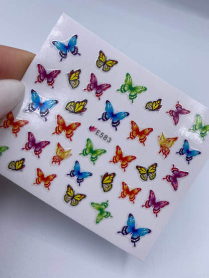 Слайдеры самоклеящиеся для дизайна 1 шт., бабочки 3