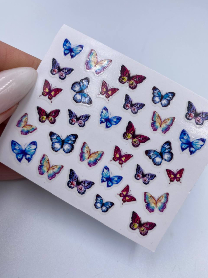 Слайдеры самоклеящиеся для дизайна 1 шт., бабочки 8