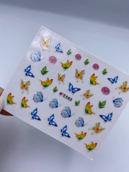 Слайдеры самоклеящиеся для дизайна 1 шт., бабочки 11