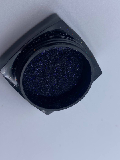 Блискітки ( пісок ) для дизанйу, чорний з блакитними вкрапленнями