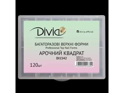 Divia – многоразовые верхние формы [Арочный квадрат] (120 шт)