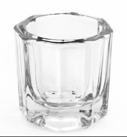 Скляна склянка, для розведення фарби та хни