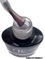 Финишное покрытие ROKS Top з шимером 12мл без липкого слоя №1