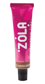 ZOLA ФАРБА ДЛЯ БРІВ З КОЛАГЕНОМ EYEBROW TINT WITH COLLAGEN 02 WARM BROWN 15ML.