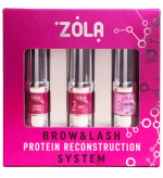 ZOLA НАБІР ДЛЯ ЛАМІНУВАННЯ NEW BROW&LASH PROTEIN RECONSTRUCTION SYSTEM