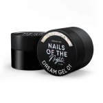 NAILSOFTHENIGHT Dream gel 01 — дизайн гель з неймовірними шестигранниками різного розміру та глітеру для нігтів, 5 гм