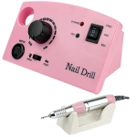 Фрезер для манікюру та педикюру Nail Master ZS-602 65 Вт 45000 об/мин Рожевий