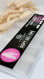 Гелеві типси балерина з короткою лінією посмішки 240 шт GLOBAL