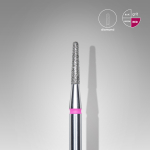 Фреза Staleks алмазная усеченный конус красная диаметр 1,8 мм / рабочая часть 8 мм