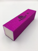 Баф для нігтів кірпічик 80 гріт  колір: фіолетовий