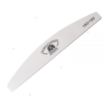 Пилка для нігтів Global Fashion, сіра напівмісяць,  180 / 180 гріт