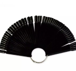 Типсы для образцов на кольце, квадрат форма, 50 штук, прозрачные