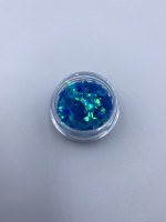 Хлопья для дизайна, маленькие цвет: прозрачно - ультрамариновый