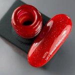 NAILSOFTHENIGHT Let’s special Maleficenta — темно–червоний світловідбиваючий гель лак для нігтів, що перекриває в один шар, 10 мл