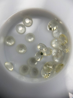 Камінці, аналог SWAROVSKI, прозоро - білі, 12 відділів