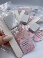 Одноразовий набір пилочка та баф, TATTI professional 30 шт упаковка